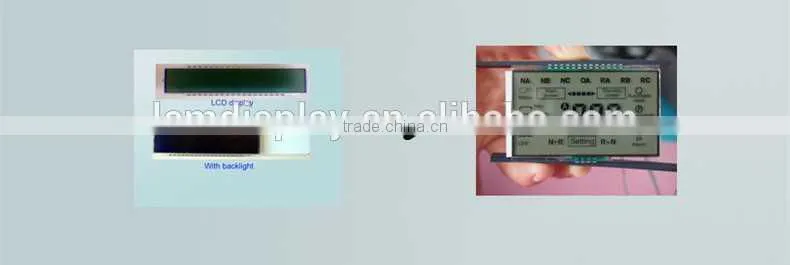 China industry duplicate supply lcd panel with led backlight for double power source control display