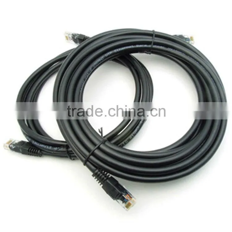 Cat 5e or Cat 6 Network Cable Assembly with STP or UTP Patch Cord and RJ11 or RJ45 Plug