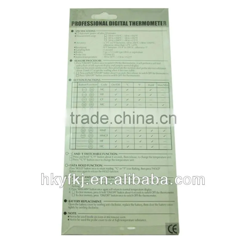 china supplier meat thermometer wireless good cook meat thermometer(SW-DH04)