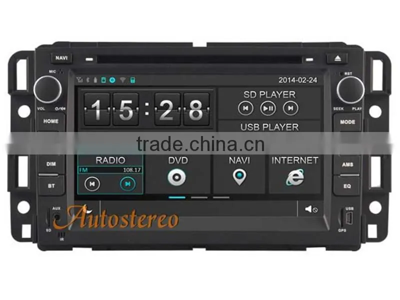 car double din dvd player for GMC YUKON/SUBURBAN/TAHOE/ACADIA car media system car gps navigation wifi