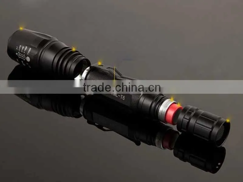 Flashlight Import T6 led Rechargeable Flashlight long-range Focus outdoor Led Flashlight