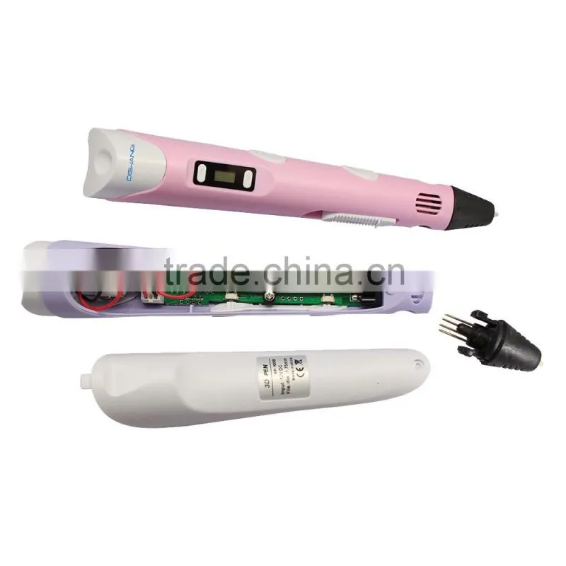 dewang 3d pen birthday gift best toys for kids, 3d printer 3d drawing pen with lcd screen
