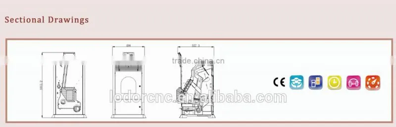 YN-050 wood pellets factory for automatic feeding wood pellet stove