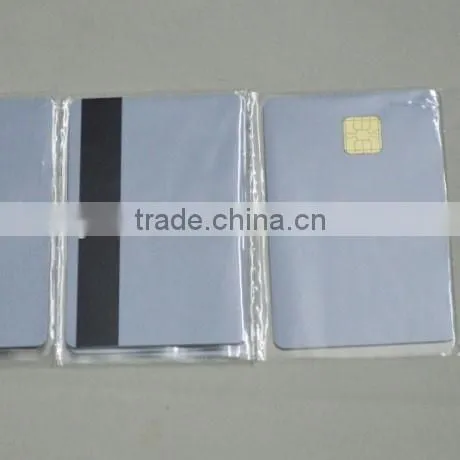 Printing Magnetic Strip Card With SLE4428 Chip , PVC Composite IC Card for epson Canon inkjet Printer