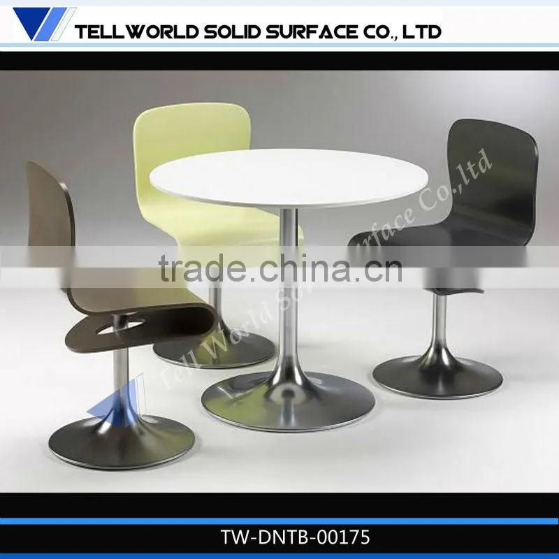 Commercial furniture Artificial stone top dining table