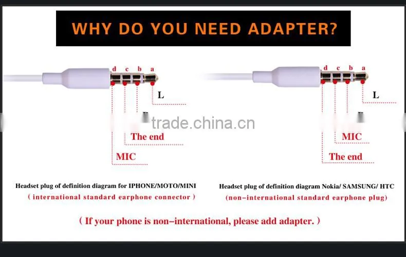high quality new product for apple earphones with good quality microphone