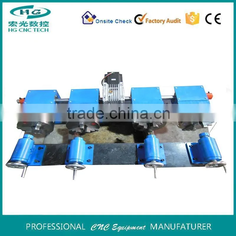 Professional manufacturer popular cnc router parts rotary device 250*1000mm for multi-heads cnc router