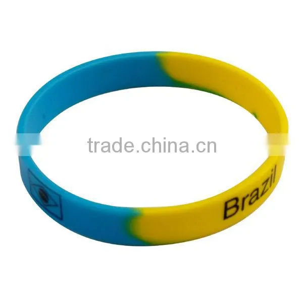2014 Brazil World Cup Sports silicone bracelet