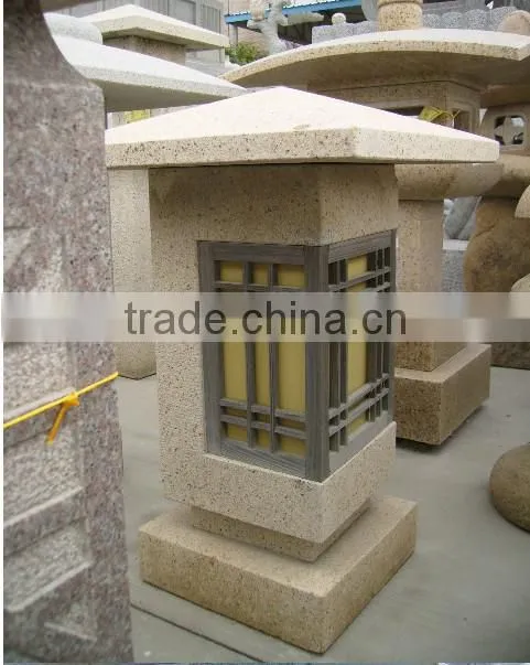 Garden Decor Granite Chinese Japanese Stone Lantern