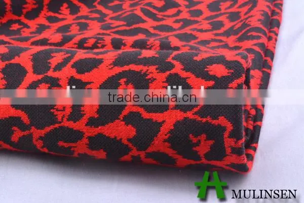 Mulinsen textile high quality dyed jacquard rayon polyester fabric