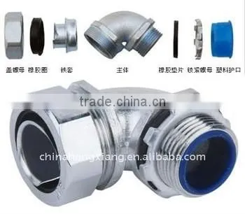 HongXiang DWJ- B Flameproof alloy 90 degree elbow cable glands