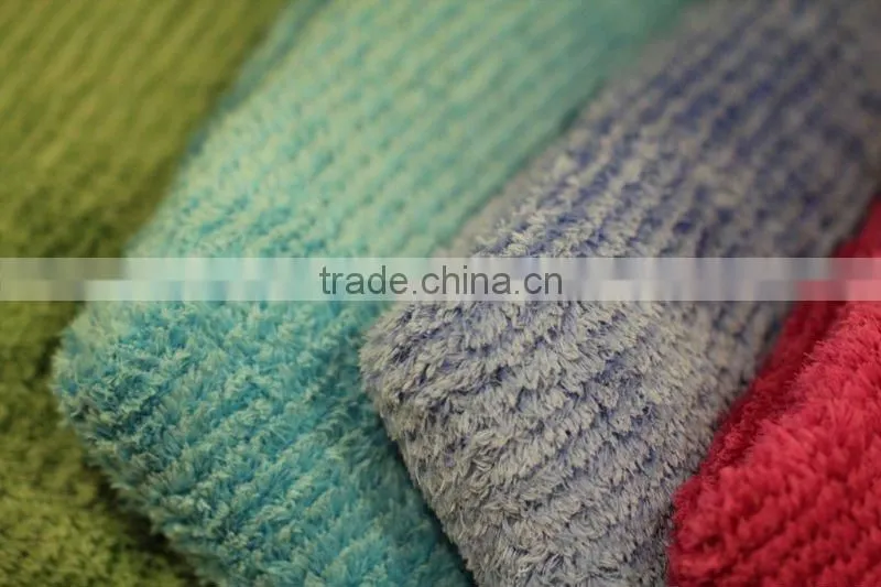 Pastel Color Soft Fluffy 1 Ply Suede Blanket for single