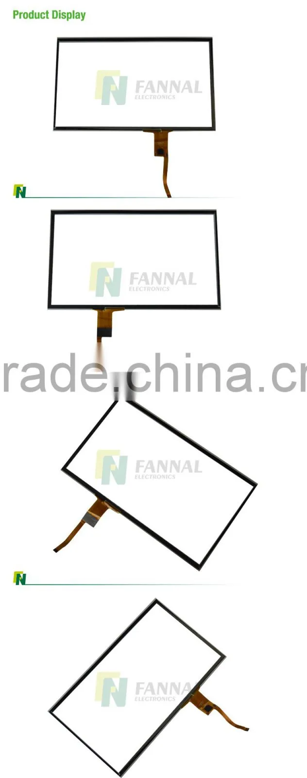 Sunlight readable AG Glass 10.1" CapacitiveTouch Panel