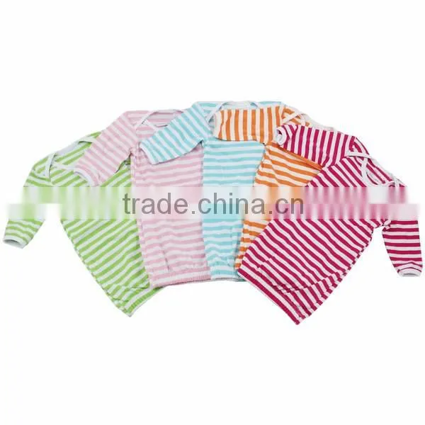 kaiyo wholesale baby clothes factory cotton strip One-piece garment children clothing 2016