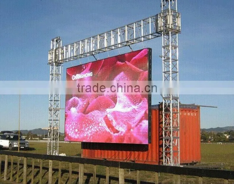 P6.67 Outdoor Video Wall Display HD LED Screen With Aluminum Case