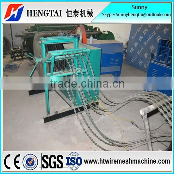 Competitive Price Energy Saving Concertina Razor Wire Making Machine/Razor Barbed Wire Machine China