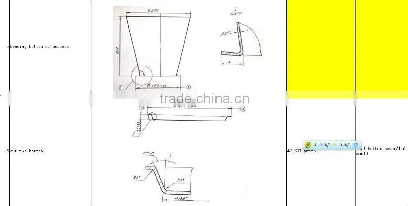 metal can Electric Plate Cutting Machine/bucket making machine