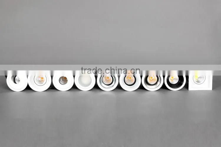 6w 9w 13w led spot light with black anti-glare inner ring