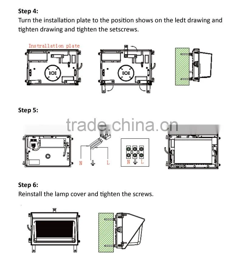 High Lumen UL DLC 120W LED Wall Pack Light