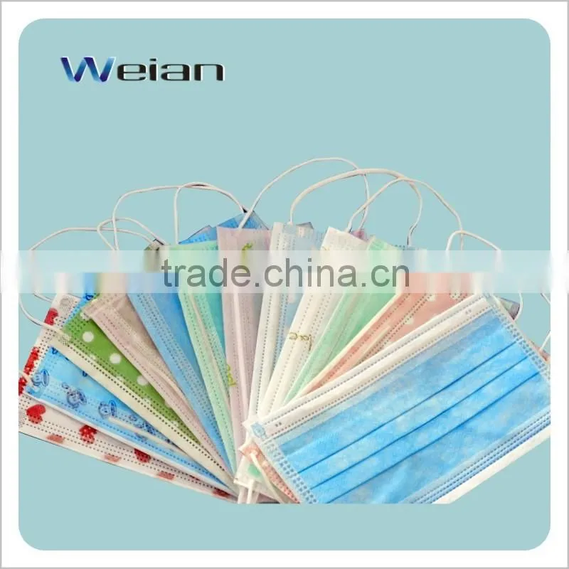 3 ply non woven face mask with CE and ISO Certificates