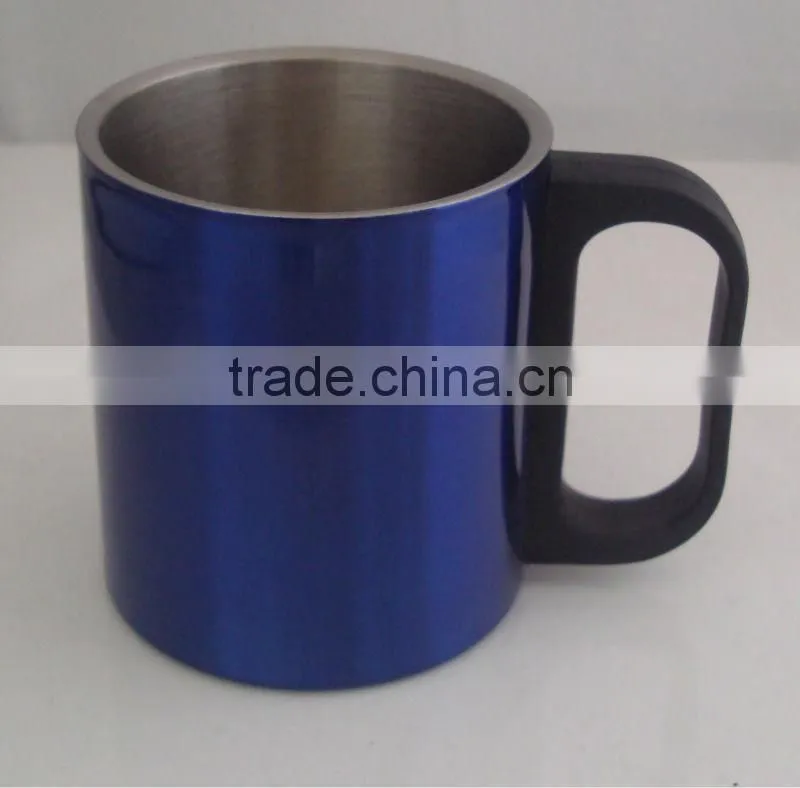 fashional design stainless steel mini 9oz coffee mug with painting