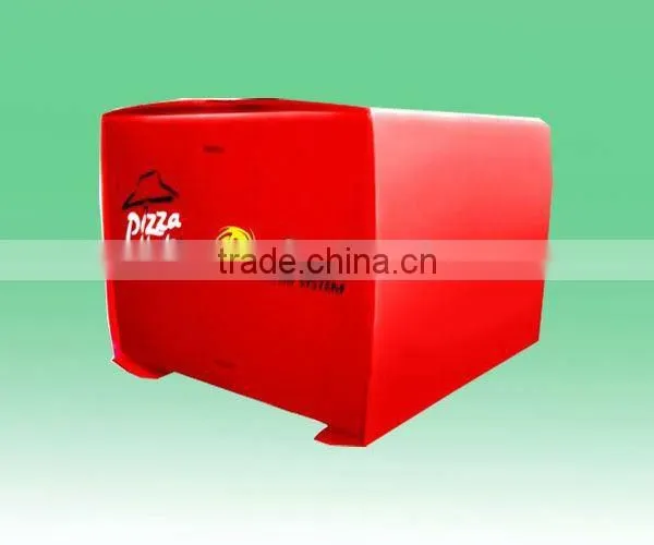 UK PP correx insulated pizza delivery box for motorcycle/scooter