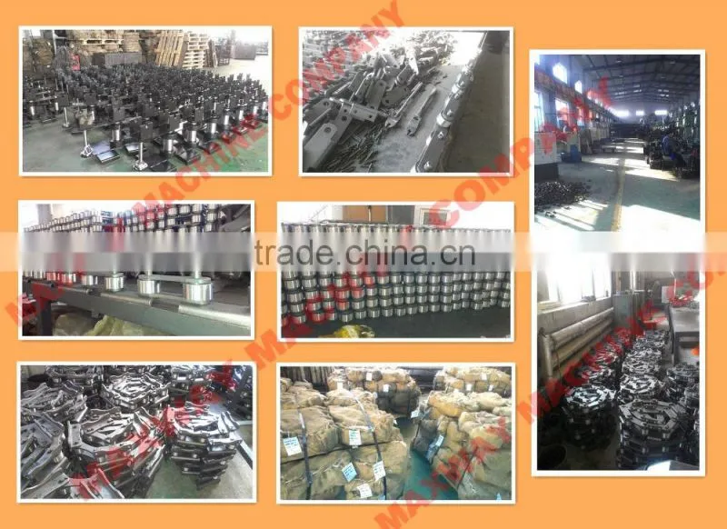Wearable Steel Chains for Volvo Amphibious Excavator , 40Cr Steel Material, MAXWAY Machine Company