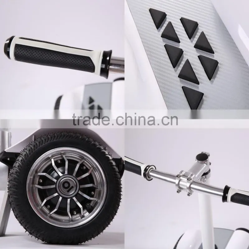 2 wheel self balance electric powered foldable scooter