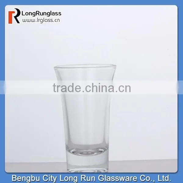 LongRun home use tableware mini transparent wide mouth shot glass