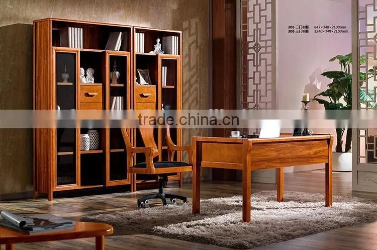 study room furniture set wooden writing table chair design