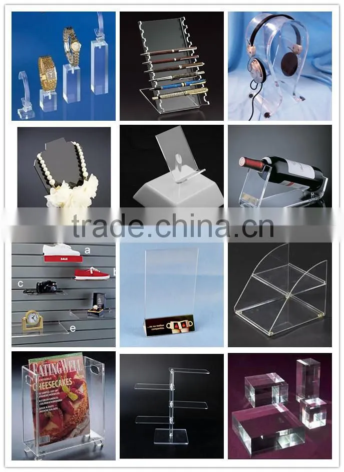 new invention crystal product acrylic gun display stand