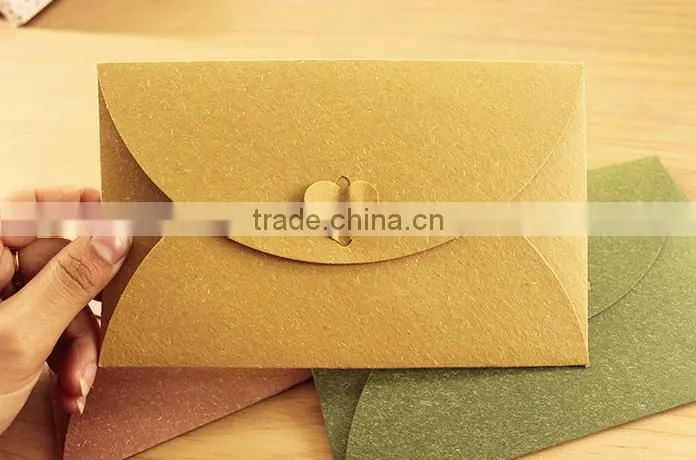 button envelopes for party and wedding with yellow green black white red pink colour