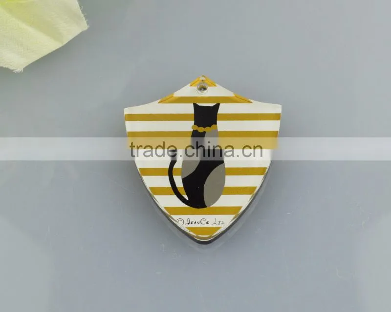 Novelty design acrylic red heart shape key tag manufacturing wholesale