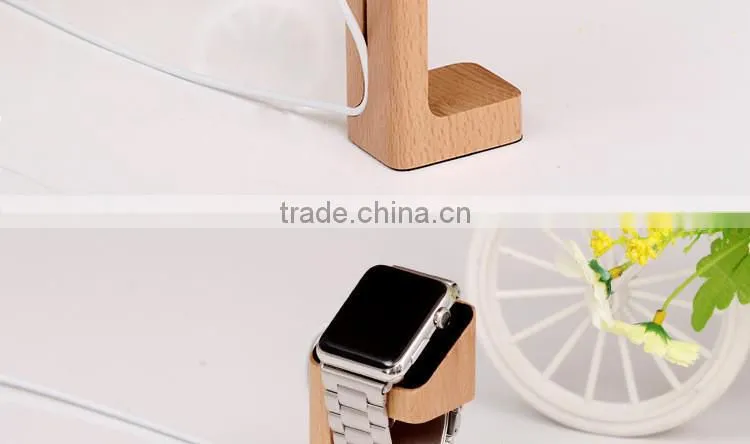 New Products 2016 Stand for apple watch,China Import Items Wood for Apple Watch Stand
