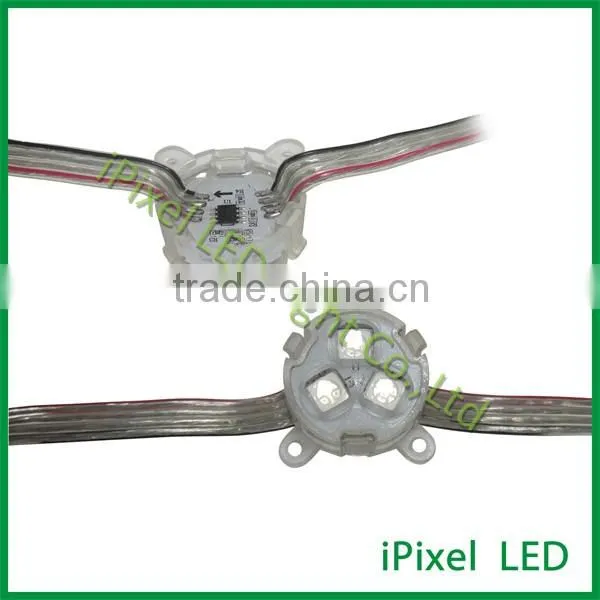 iPixel led rgb led lighting 30mm flat led string UCS1903IC Clear lens