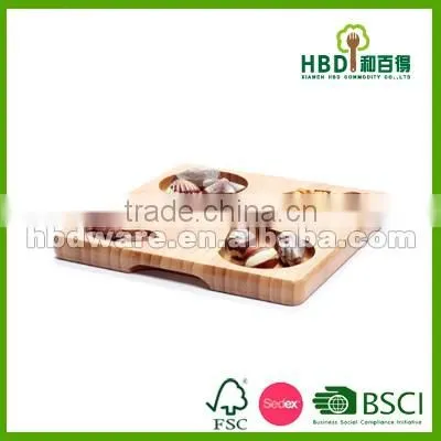 Snack serving tray , snack plate