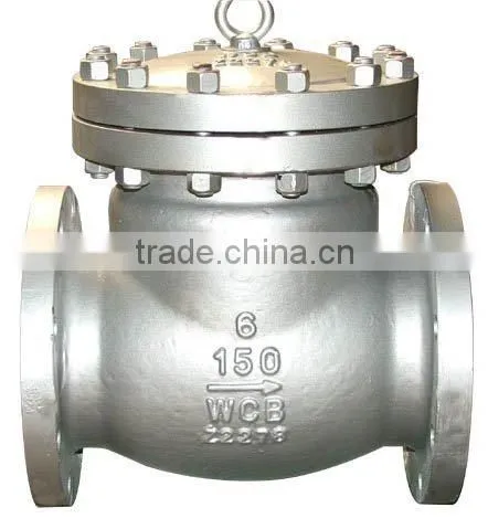 API 6D pressure seal bonnet swing check valve