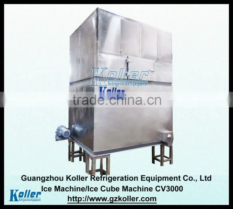 3tons Hot Sale Commercial Cube Ice Making Machine