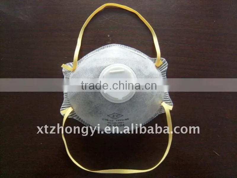 White valve Active carbon face mask