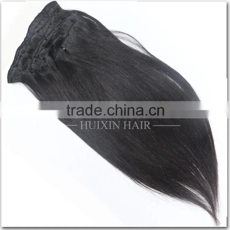 2016 New Products Own Brand HUIXIN Direct Factory Best Price Clip In Eurasian Hair Extensions