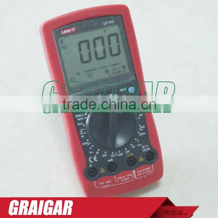 Handheld Automotive Multi-Purpose Meters UT105 ac/dc Voltage Current Tester Multimeter