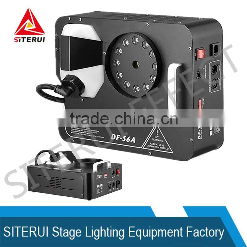 1500W rgb vertical smoke machine LED 12pcs 3W vertical column fog machine