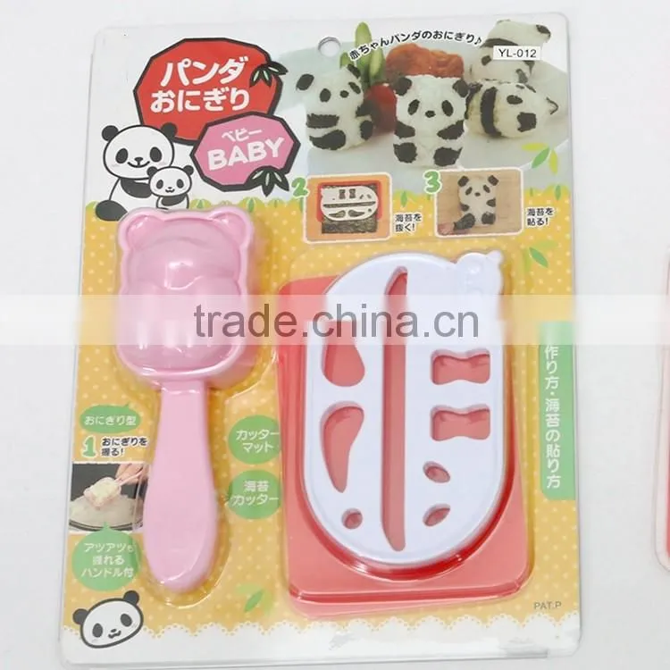 Plastic Panda baby Sushi Rice mould DIY Sushi Maker