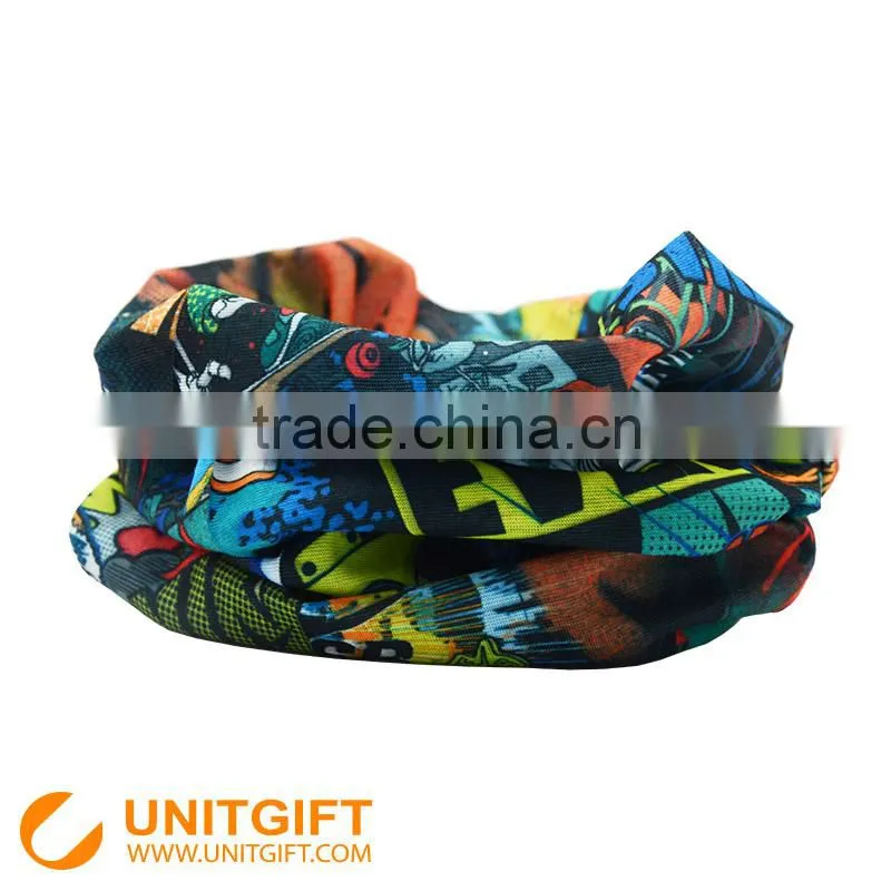 cartoon promotional custom tubular bandana printing,custom printed bandanas