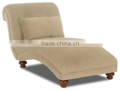 classic design bedroom fueniture beige velvet covered lounge chair used for hotel