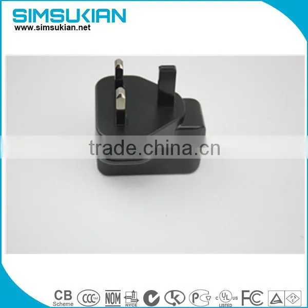us plug 5v 1a usb adapter with LED indicator