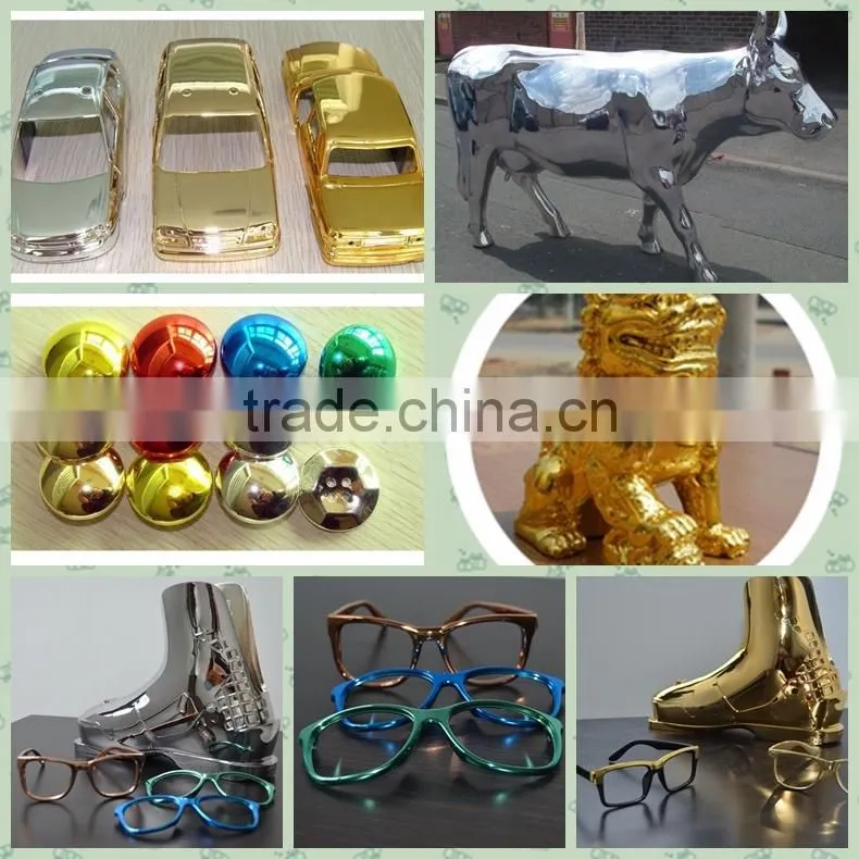 Eco-friendly chemical powder of chrome spray paint/ chrome paint for spectra chrome