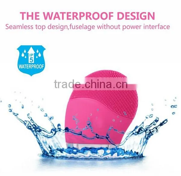Hot Selling Comfortable Facial Wavebetter Silicon Facial Brush Cleaner