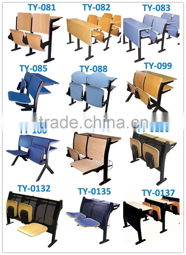 Tengya Classroom Desk Chairs for College Meeting Room Bend Wooden Lecture Theatre Chair