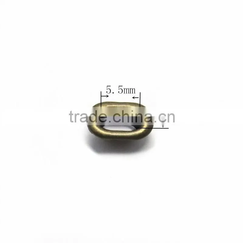 5.5mm Protective Oblong Eyelet Fastener For Shoes